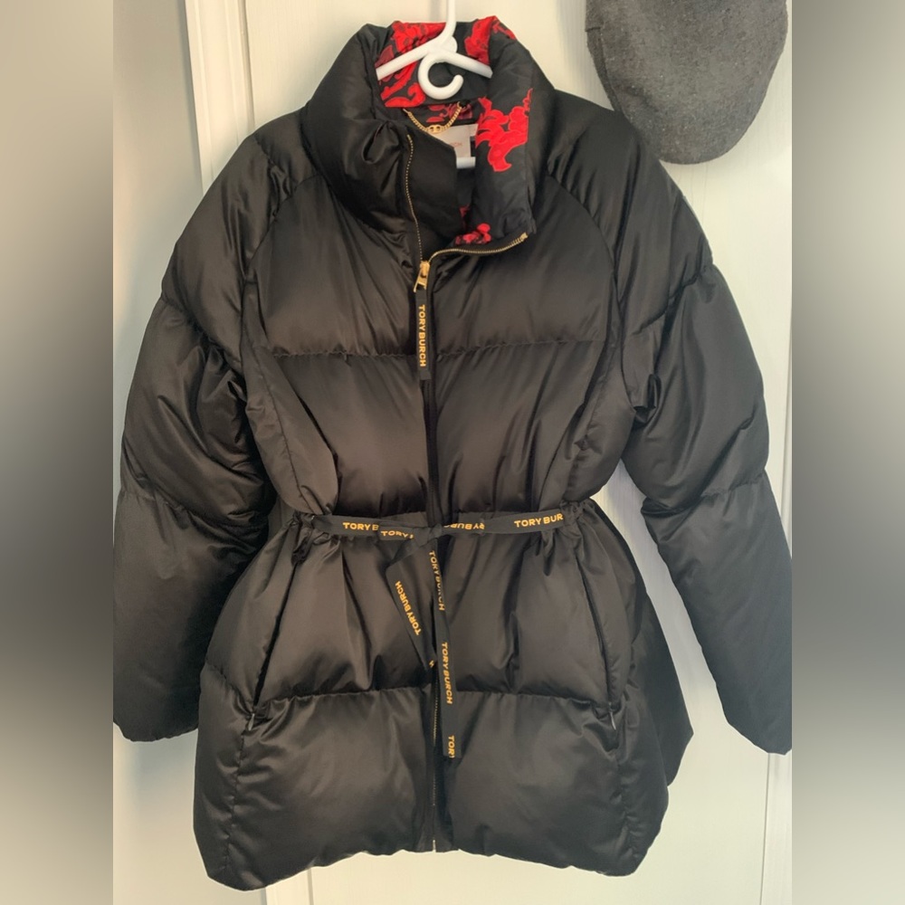 Tory Burch Women - Black Winter Coat - EUC